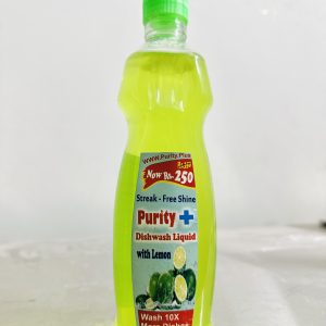Purity Plus Liquid Dishwashing with Green Lemon Juice 400ml: 10x Better Grease-Cutting Power!