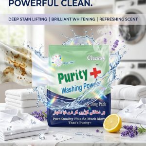 Purity Plus Washing Powder Classy 500g Pouch: Unleash the Ultimate Clean!