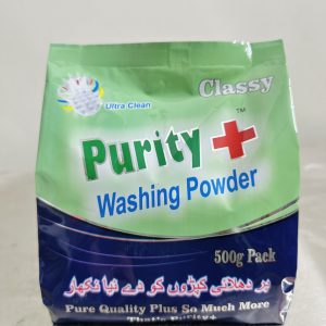 Purity Plus Washing Powder Classy 500g Pouch: Unleash the Ultimate Clean!