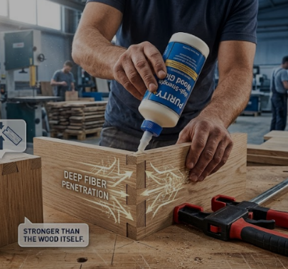 Purity+ Premium Wood Glue | High-Strength PVA Adhesive for Woodworking