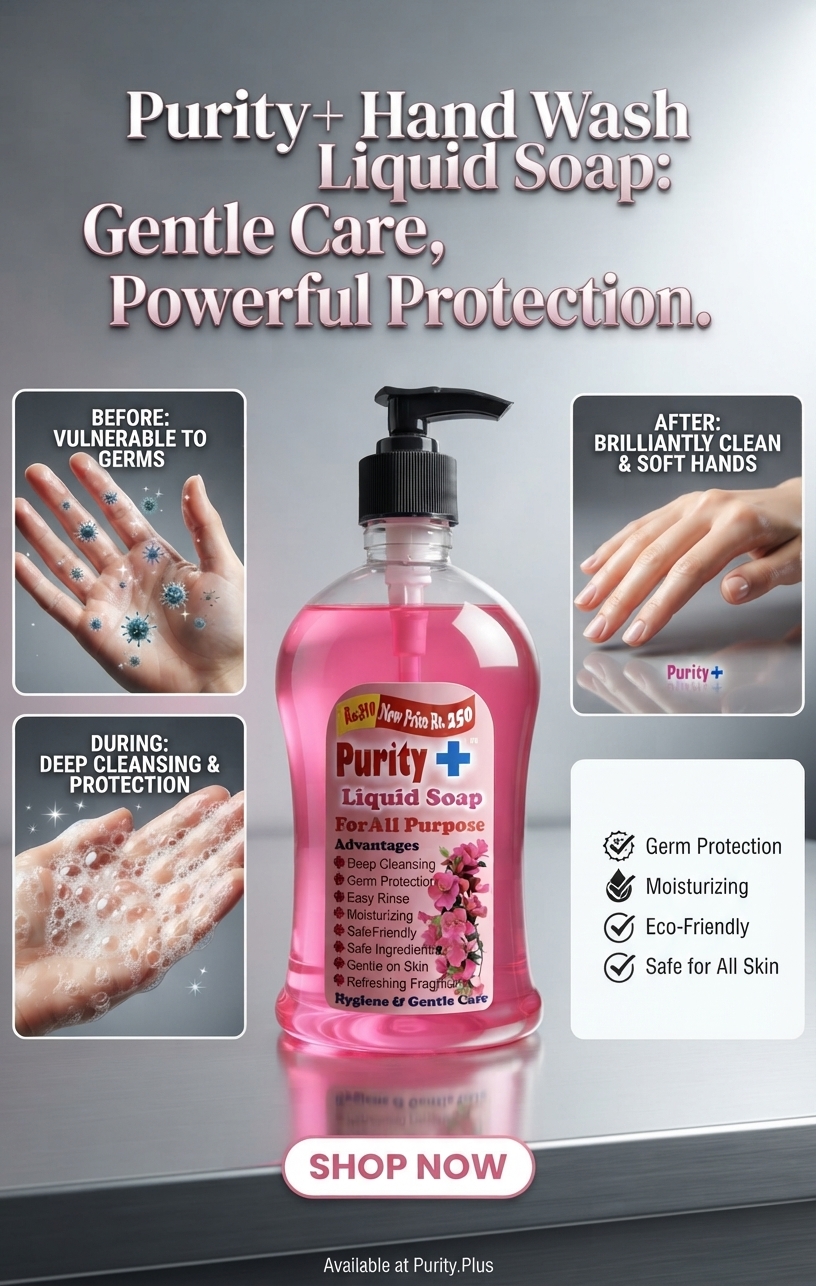 Purity+ Hand Wash Liquid Soap - Image 2