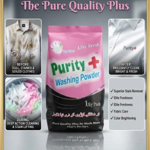 Purity Plus Washing Powder 1kg Pouch – Elite Fresh