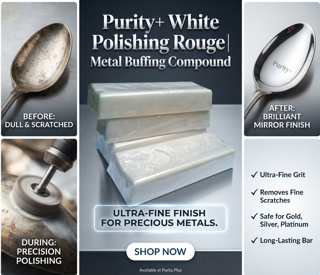 Purity+ White Polishing Rouge | Metal Buffing Compound - Image 2