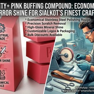 Purity+ Pink Buffing Compound | Economical Stainless Steel Polishing Rouge for High-Luster Mineral Shine